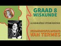 Graad 8 Wiskunde - Vermenigvuldiging van Termes (Algebraïese Uitdrukkings)