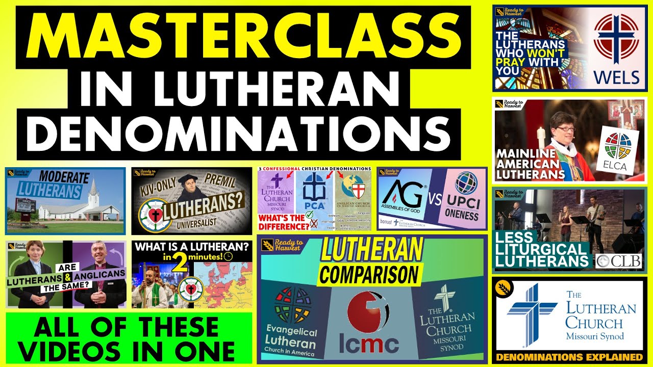 Lutheran Denominations Masterclass (2023) - YouTube