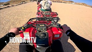 Indestructible HONDA ATV in Red Sea desert | Superb quality POV Riding - Part 1