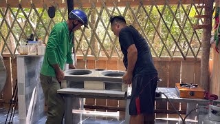 Quay Toàn Cảnh Ngôi Nhà Mới Sửa Sang -Khai Trương Lò Mới Với Món Ăn Truyền Thống|Atml