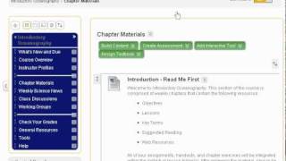 CourseSites Tutorial 6: Navigating CourseSites as an Instructor