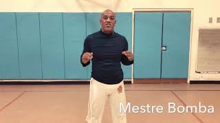 Capoeira In DC: Mestre Bomba showing his favorite sequence of capoeira movements