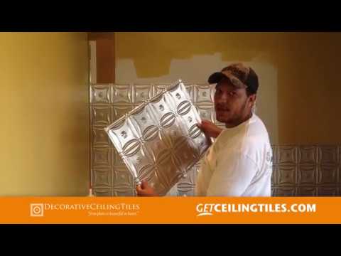 How to install Tin Tile Backsplash in your Kitchen How to install Tin Tile Backsplash in your Kitchen