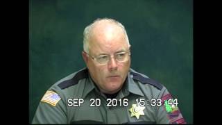 Sheriff Glenn Palmer deposition excerpt: deputization of flooring contractor