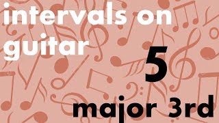 Train Your Ear - Intervals on Guitar (5/15) - Major Third