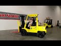 hyster h65xm 6 500lb lp propane 5104y forklift for sale