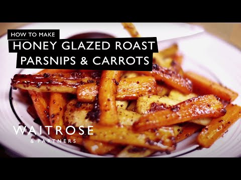 Honey-glazed roast parsnips and carrots - Waitrose Honey-glazed roast parsnips and carrots - Waitrose