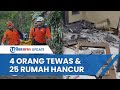 4 Orang Tewas dan 25 Rumah Warga Hancur akibat Ledakan Dahsyat di Blitar, Begini Kondisinya