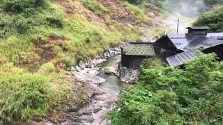 秋田　大湯温泉　阿部旅館　内湯から露天風呂、川湯まで