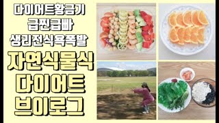 *eng diet vlog* 자연식물식 48kg 유지어터 2주일 식단 및 몸무게 변화 / 급찐급빠 / 다이어트 황금기 / 생리전 식욕폭발 / 주부 다이어트 브이로그