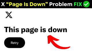 X Twitter Page Down Fix | This Page Is Down Error | Twitter Not Working Today