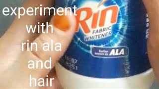 experiment  with rin ala and hair🤯#alishakhan8910 #ashortaday #shortvideo