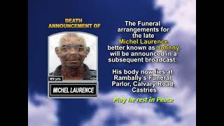 Michel Laurence ~ Short Obituary