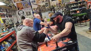 January Armwrestling Practice