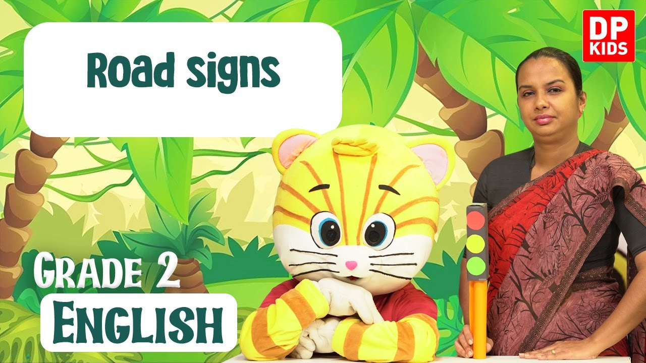 Lesson 11 Chapter 03 Road Signs Grade 02 English Youtube