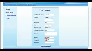Internet Banking Management System | Student Projects