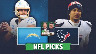 Los Angeles Chargers vs Houston Texans BEST BETS! NFL Picks \u0026 Predictions | The Favorites Podcast