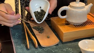 【Taiwan】台湾お茶の淹れ方 台北の青田茶館How to make Taiwanese tea