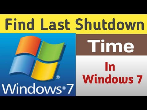 How to Find Out Last Shutdown and Restart Time In Windows 7 How to Find Out Last Shutdown and Restart Time In Windows 7