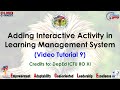 9 Adding Interactive Activity in Learning Management System