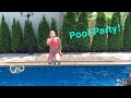 What an amazing pool party!🤪😊😉💖|Summer Vlog #2☀️