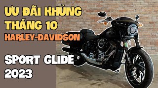 Ưu đãi giá xe cực TỐT cho mẫu Harley-Davidson Sport Glide màu đen - cùng tìm hiểu xe với Bách Harley