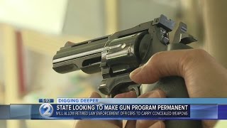 Bill would permanently allow concealed firearms for retired law enforcement