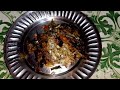 পদিনাৰ লগত মাছ পাতত cooking and eating cooking fish with banana leaves