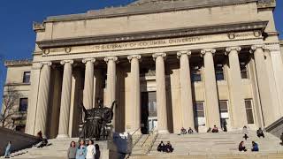 2023 New Year visit to Columbia University in New York新年参观纽约哥伦比亚大学/常春藤盟校之一/世界大学排名第6名/共有21所学院/1754年成立