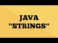 Java String - Explained | String Tutorial in Java | Java9s.com