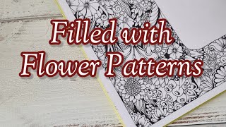 Filled with floral patterns