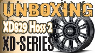 XD829 Hoss 2 18x9 +0 Wheel Rim Unboxing