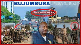 M23 IRAKOMANGA KU MURWA MUKURU BUJUMBURA (27Km) | FARDC N’ABARUNDI BAHUNZE UVIRA