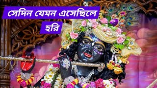 Sedin Jamon Asechile Hori//সেদিন যেমন এসেছিলে হরি #কৃষ্ণ #হরি #devotional #vajan #spiritual