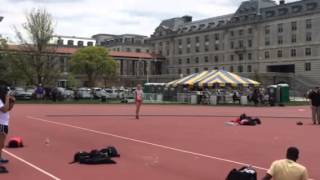 BU Women's Track \u0026 Field - Allison Barwise Record High Jump