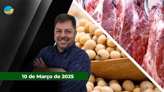 Exportação de carne bovina bate recorde para fevereiro, mas consumo interno segue fraco; Soja ...