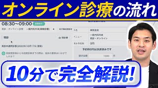 【開業医必見】オンライン診療の流れとは？実際の画面見ながら解説！【CLINICS】