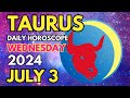 Taurus ♉ 🎊 𝐘𝐨𝐮𝐫 𝐀𝐛𝐮𝐧𝐝𝐚𝐧𝐜𝐞 𝐈𝐬 𝐇𝐞𝐫𝐞 🎊 Horoscope For Today July 3, 2024 | Tarot