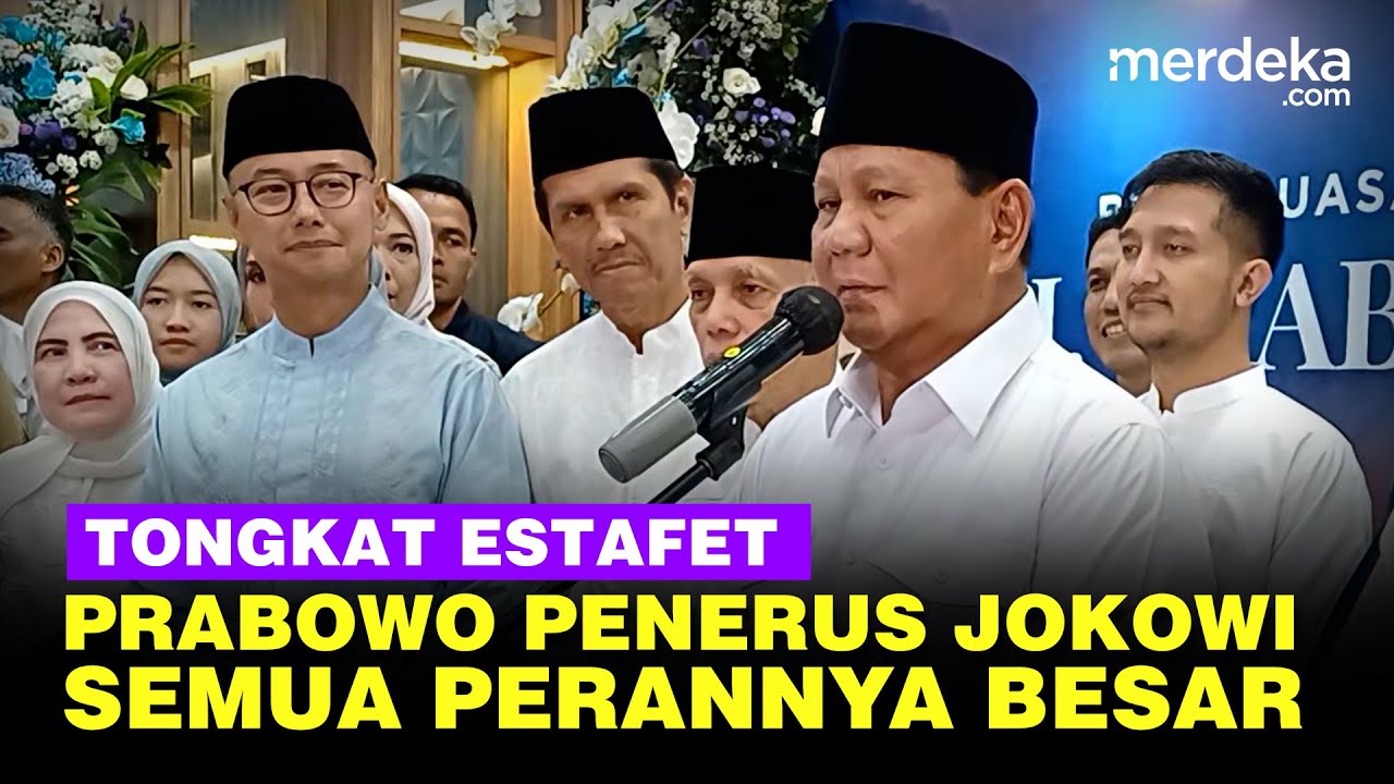 Prabowo Blak Blakan Jadi Penerus Tongkat Estafet Jokowi, Transisi ...