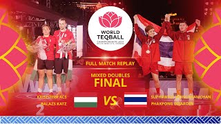 World Teqball Championships 2024 | Mixed Doubles, Final I Thailand vs Hungary I Full Match