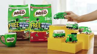 MILO Van Mini Bricks- Collect all 5 Vans today!