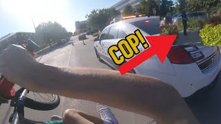 SUICIDE SWERVING POLICE CARS!