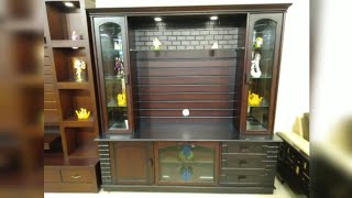 Teak Wood Wall Unit @Style Furn #shorts #YTshorts