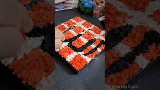 🕋tissue paper painting/easy textured art with tissue paper /calligraphy edition #shorts #artshorts