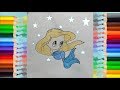 How to Draw Barbie Mermaid Chibi coloring pages