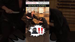 NINJUTSU Knife FIGHTING Techniques #Ninjutsu #Shorts