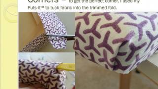 DIY - Re-Upholster your chairs seats with Sandy