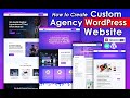 Build a Modern Creative Agency Website with Elementor Pro & ACF