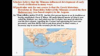 Greek Civilization Lecture 01: The Minoans