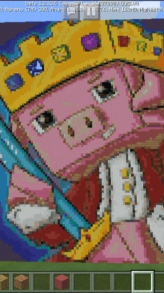 Technoblade Pixel Art Minecraft Shorts Pixelart Youtube